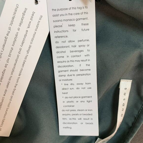 Susana Monaco Dress Women's Sz S Steel Grey Sequin Halter Short Trendy Party - Picture 11 of 14